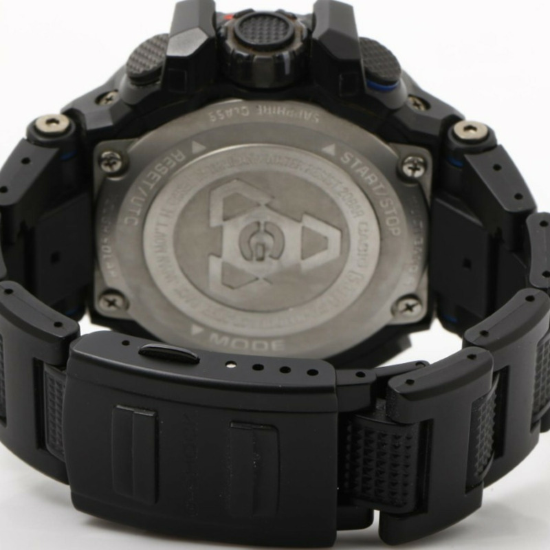 卡西歐 G-SHOCK MASTER OF G AIR GRAVITYMASTER GWA1100FC1AJF 黑色樹脂男士模擬手錶-4