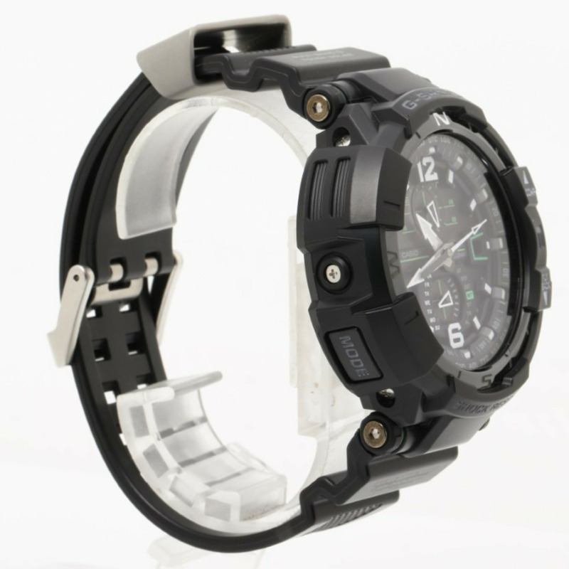 卡西歐 G-SHOCK MASTER OF G AIR GRAVITYMASTER GWA11001A3JF 黑色樹脂男士模擬手錶-2