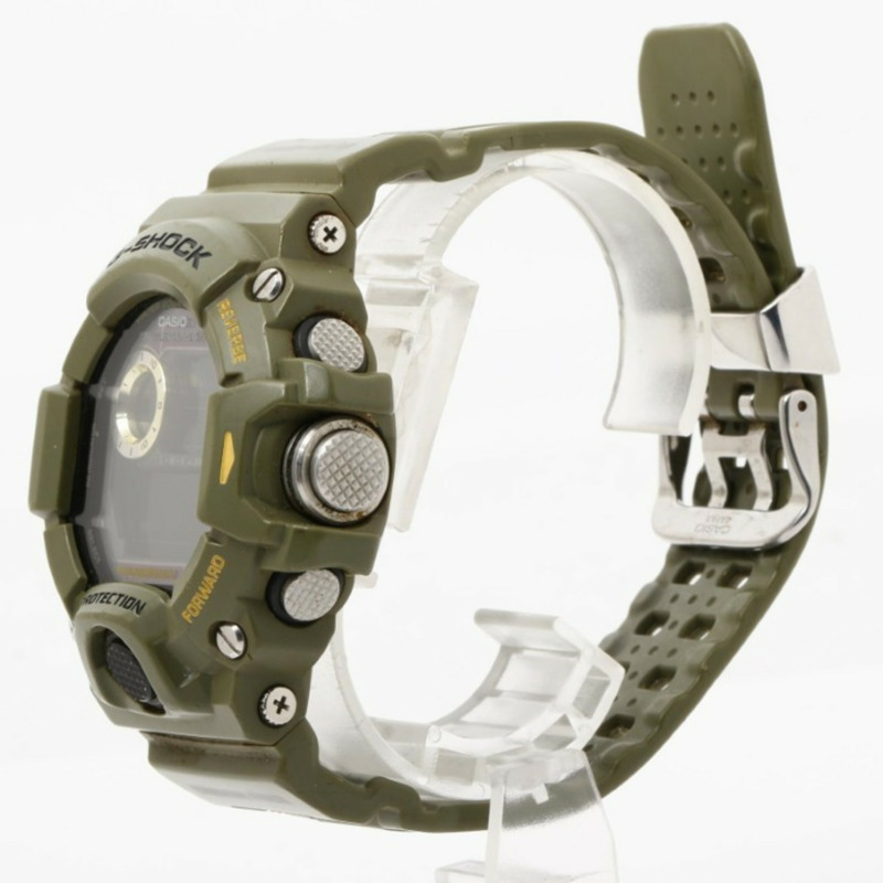 卡西歐 G-SHOCK Master of G Land Rangeman GW9400J 黑色卡其色樹脂男士數位手錶-1