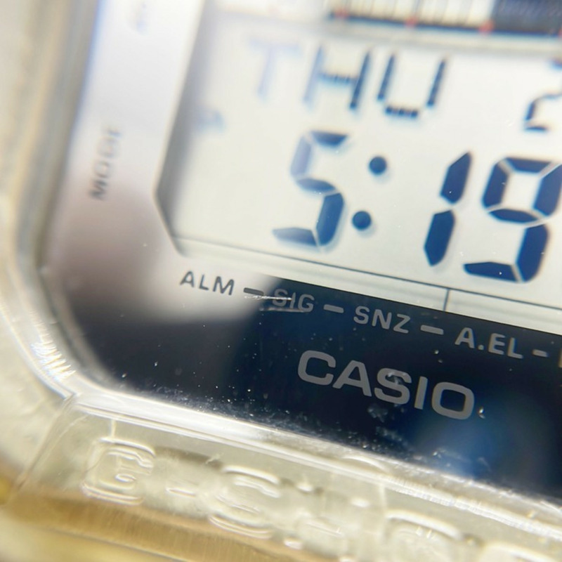 卡西歐 G-SHOCK GLX5600KI 透明橡膠男士數位手錶（五十嵐卡諾亞款）-4