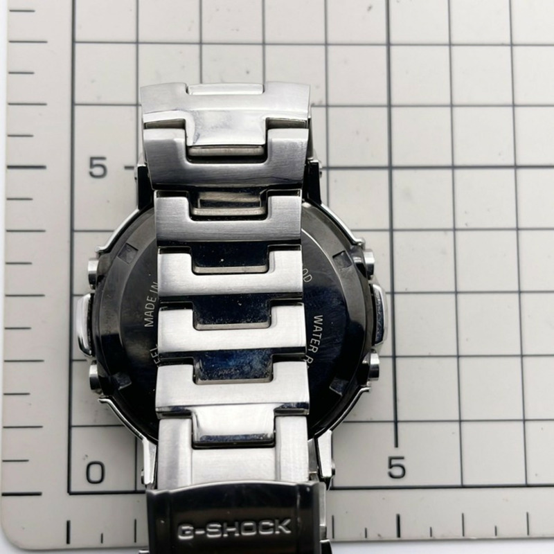 卡西歐 G-SHOCK 全金屬 AW500 系列 AWM500D1AJF 黑色銀色不銹鋼男士手錶-4