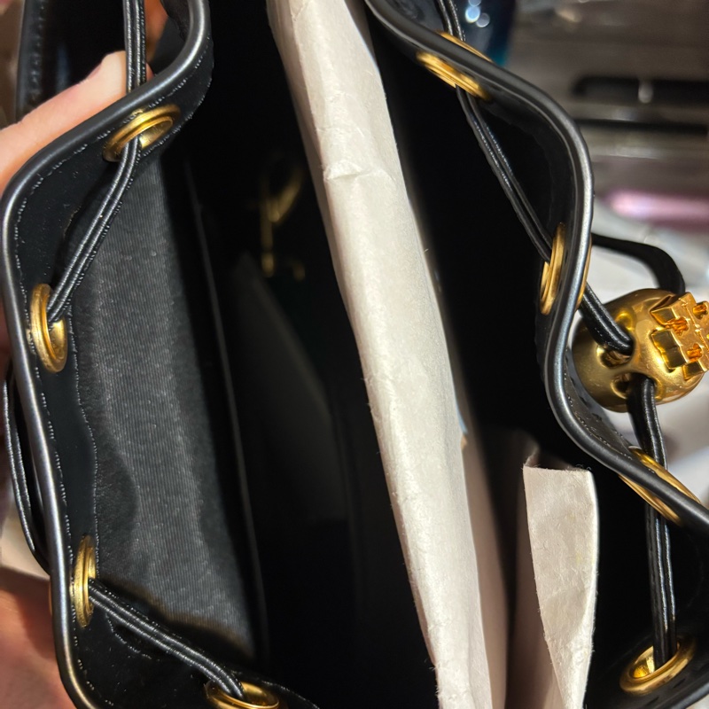 95新 Tory Burch 老花水桶包-5