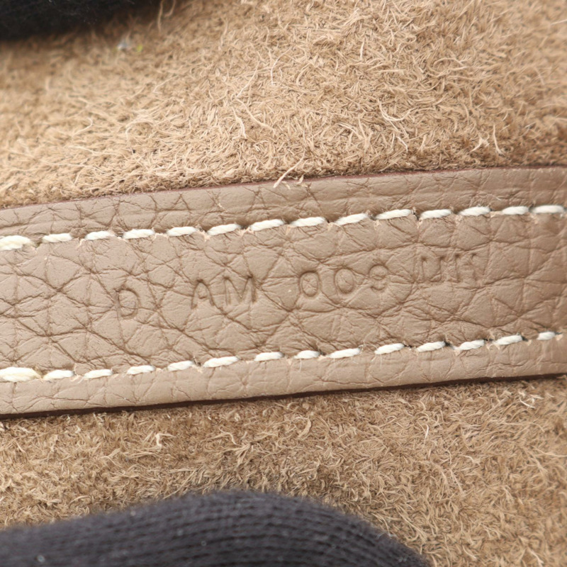 愛馬仕 Picotin Lock PM 手提包 D Taurillon Clemence Etoupe 灰色 二手 GHW-4