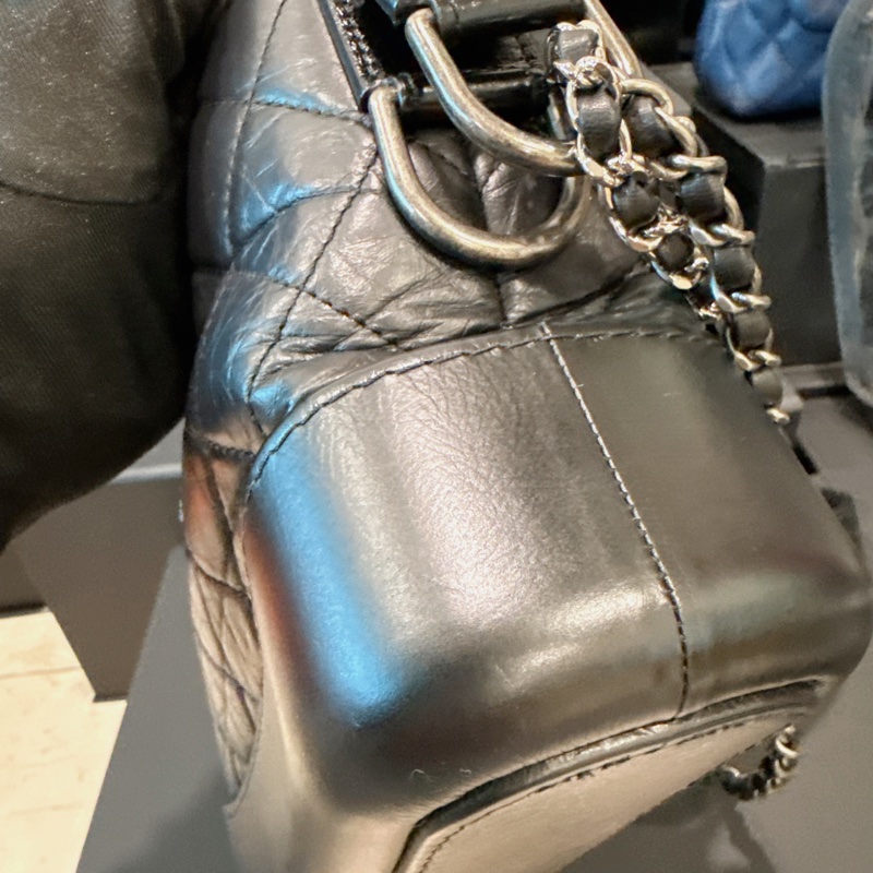 Chanel✨香奈兒流浪包 黑色小號 26開-11