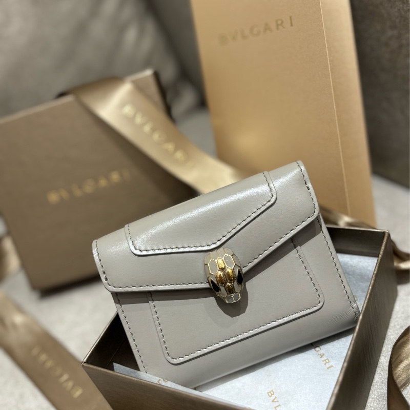 【✨大全配 專櫃購入$24600🇹🇼】  Bvlgari Serpenti Forever 系列 三折短夾-2