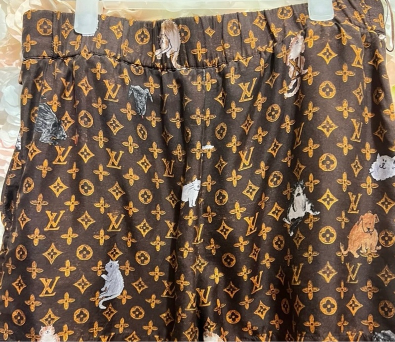 Lv真絲套裝34碼-6