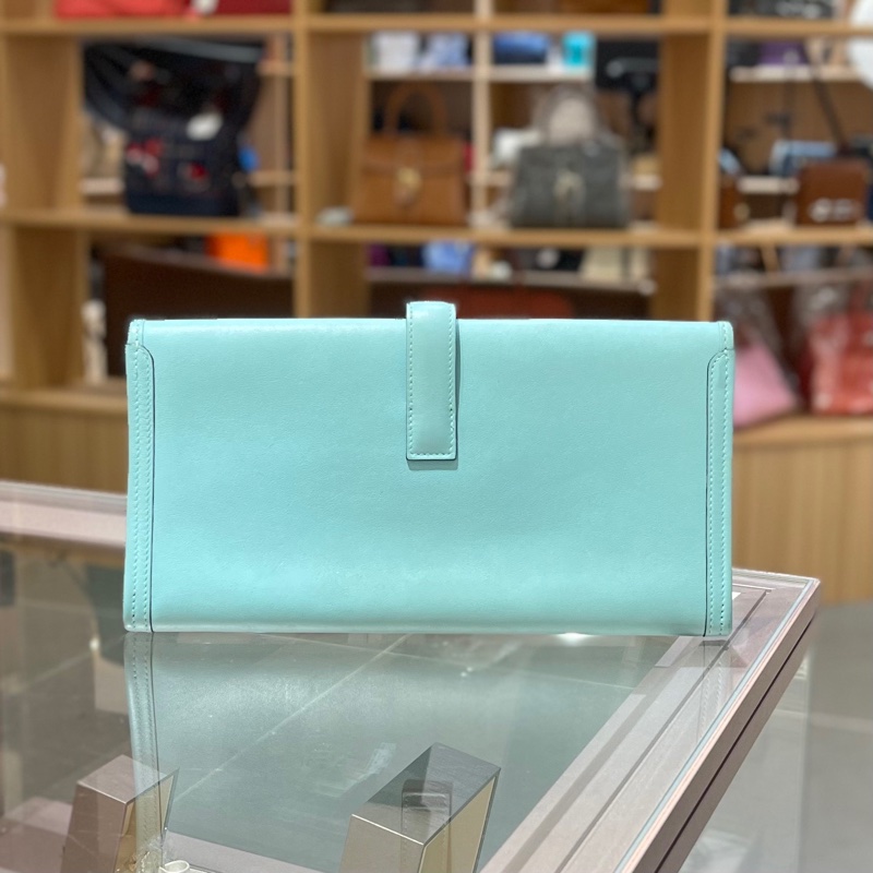 HERMES爱马仕JigeElan29马卡龙蓝手拿包-1