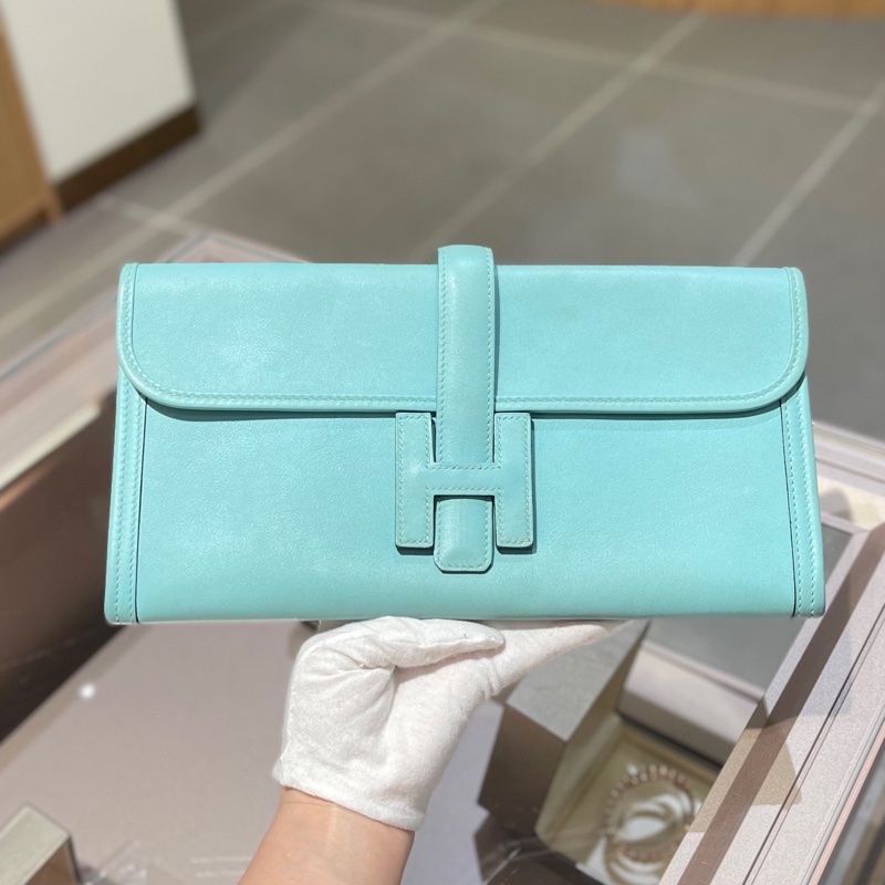 HERMES爱马仕JigeElan29马卡龙蓝手拿包-2