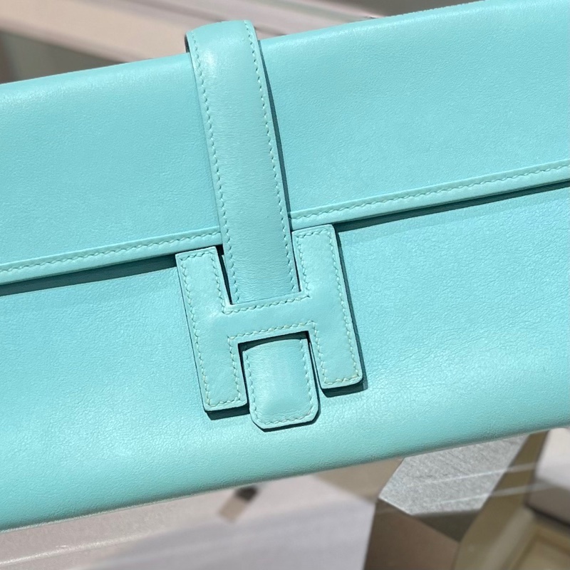 HERMES爱马仕JigeElan29马卡龙蓝手拿包-6