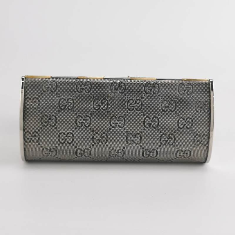 Gucci拼色雙G老花手拿包-3