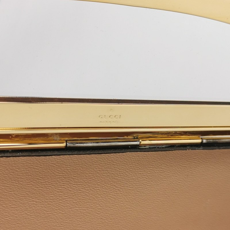 Gucci拼色雙G老花手拿包-6