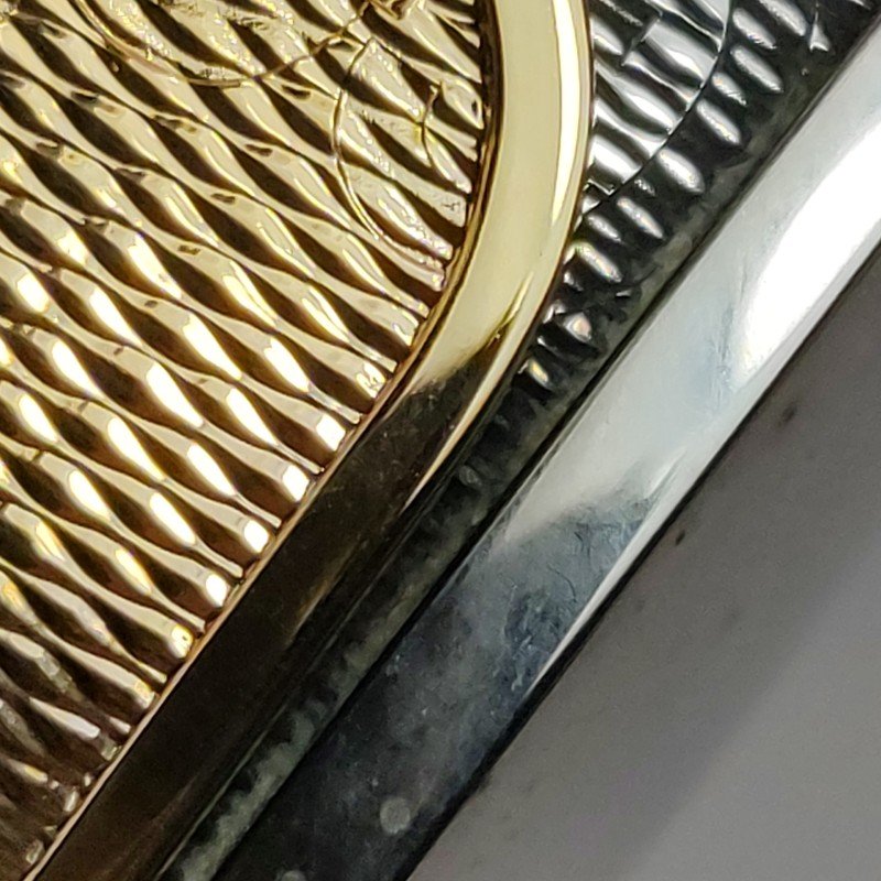 Gucci拼色雙G老花手拿包-11