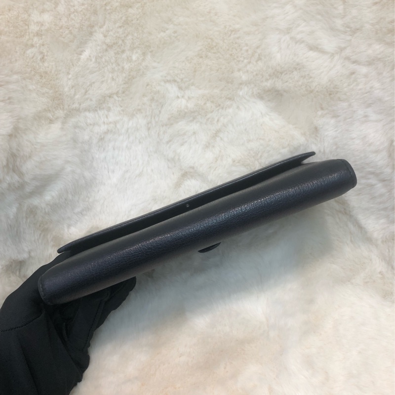 Chanel 山茶花黑色長銀包 XB822-5