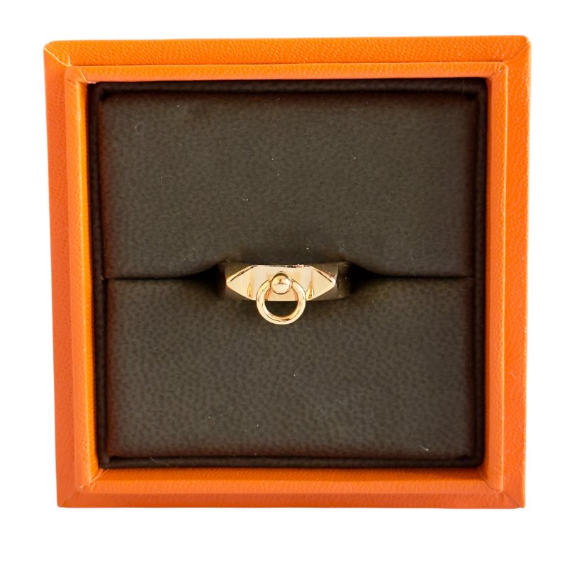 HERMES Collier de chien 18K玫瑰金 戒指-3