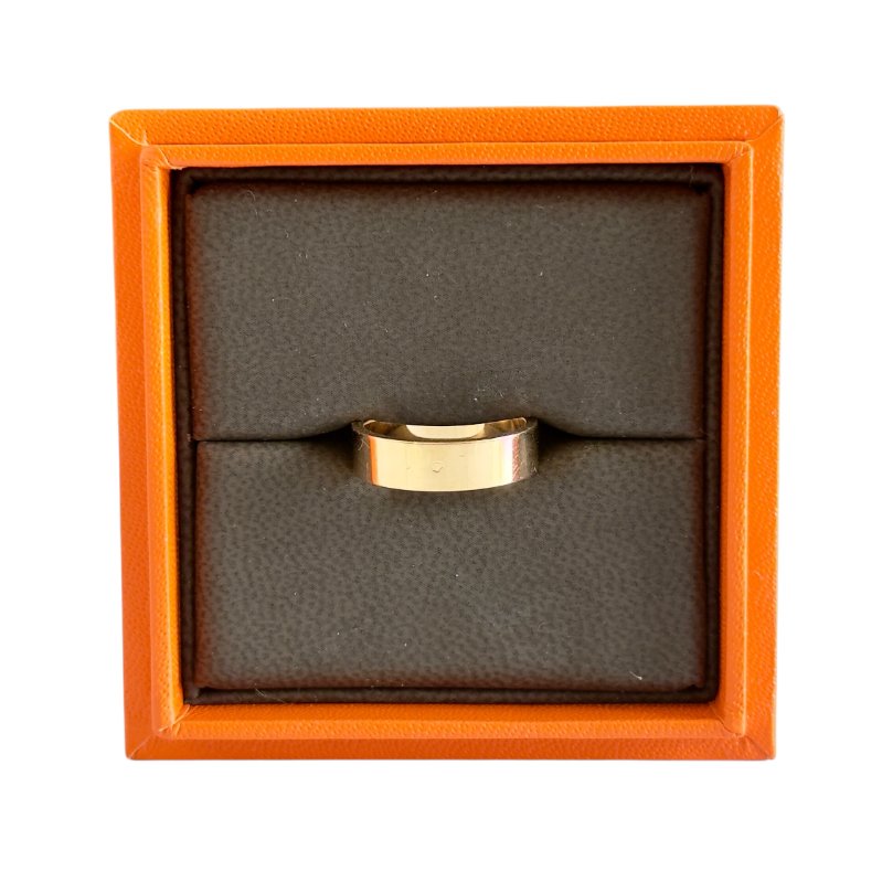 HERMES Collier de chien 18K玫瑰金 戒指-4