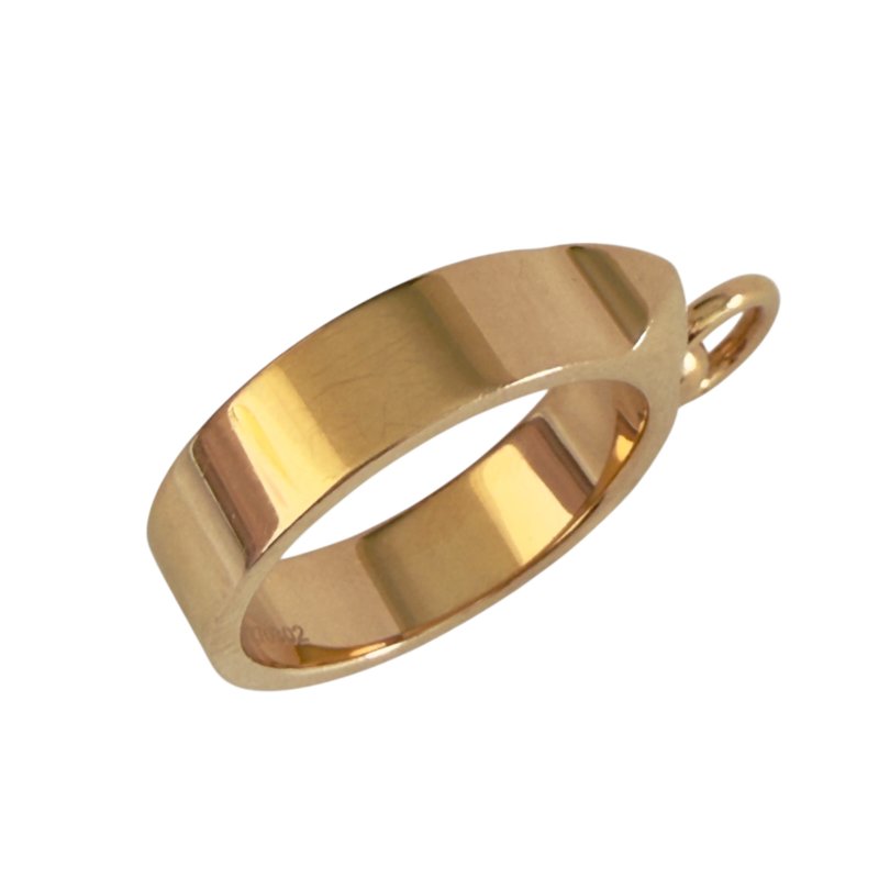 HERMES Collier de chien 18K玫瑰金 戒指-10