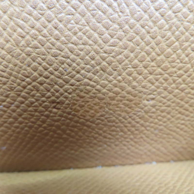 焦糖色 Epsom牛皮 Bearn mini 金扣 兩折短夾【HERMES 愛馬仕】Z刻 H039796CC-8