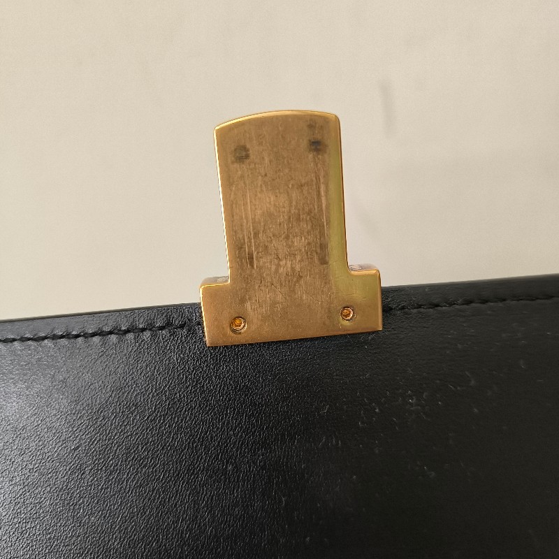 🫅女神購物節狂降（原$19800）‼️只到3/15⏰㊣✨YSL✨SAINT LAURENT 聖羅蘭 黑色 復古 壓釦 小方包 風琴包 小書包 手提包 肩背包 斜背包/二手精品/保證正品🌳二手樹屋🌳-33