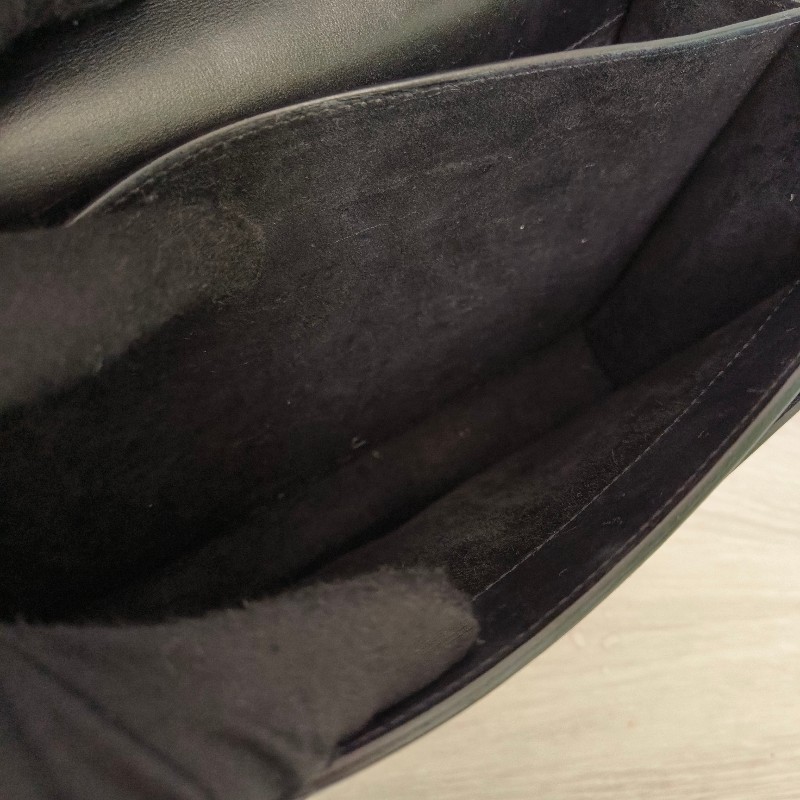 🫅女神購物節狂降（原$19800）‼️只到3/15⏰㊣✨YSL✨SAINT LAURENT 聖羅蘭 黑色 復古 壓釦 小方包 風琴包 小書包 手提包 肩背包 斜背包/二手精品/保證正品🌳二手樹屋🌳-44