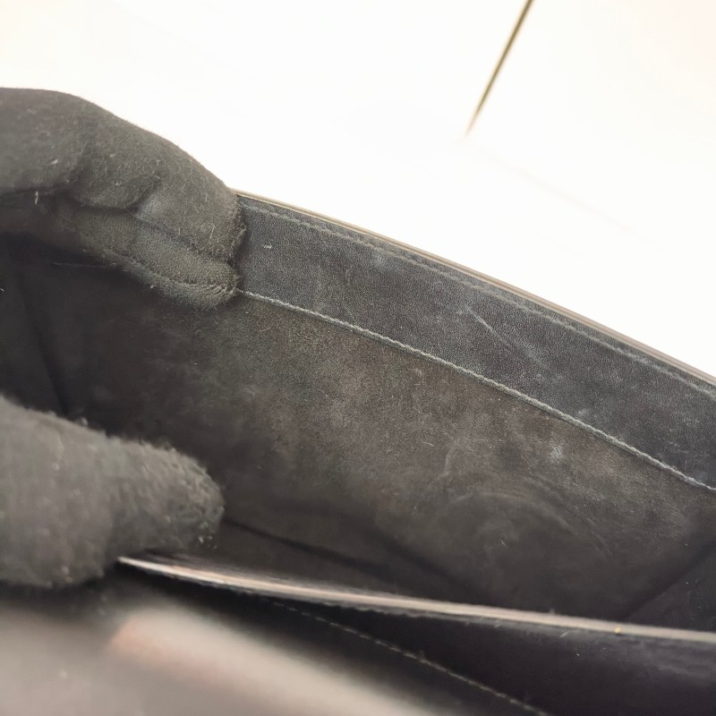 🫅女神購物節狂降（原$19800）‼️只到3/15⏰㊣✨YSL✨SAINT LAURENT 聖羅蘭 黑色 復古 壓釦 小方包 風琴包 小書包 手提包 肩背包 斜背包/二手精品/保證正品🌳二手樹屋🌳-47