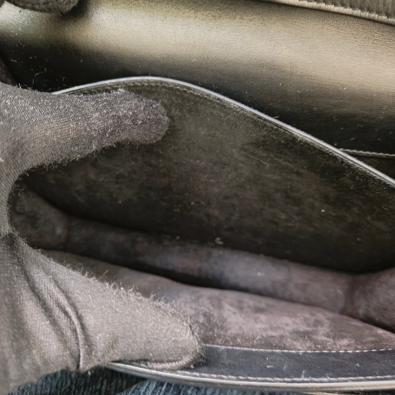 🫅女神購物節狂降（原$19800）‼️只到3/15⏰㊣✨YSL✨SAINT LAURENT 聖羅蘭 黑色 復古 壓釦 小方包 風琴包 小書包 手提包 肩背包 斜背包/二手精品/保證正品🌳二手樹屋🌳-52