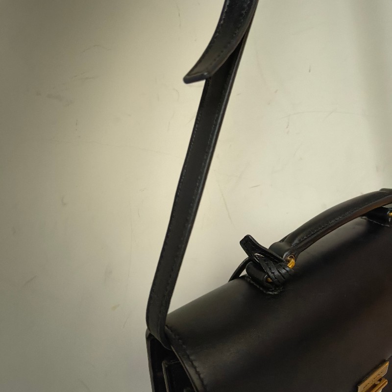 🫅女神購物節狂降（原$19800）‼️只到3/15⏰㊣✨YSL✨SAINT LAURENT 聖羅蘭 黑色 復古 壓釦 小方包 風琴包 小書包 手提包 肩背包 斜背包/二手精品/保證正品🌳二手樹屋🌳-55