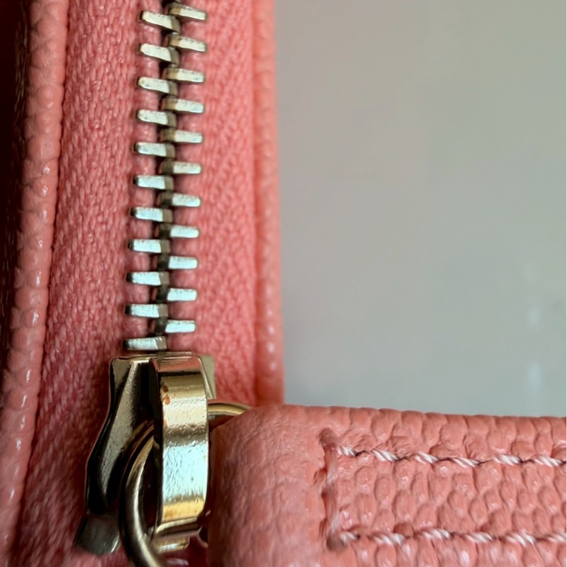 Chanel✨22bag 蜜桃粉粉橘色荔枝皮小號 購物包垃圾袋-43