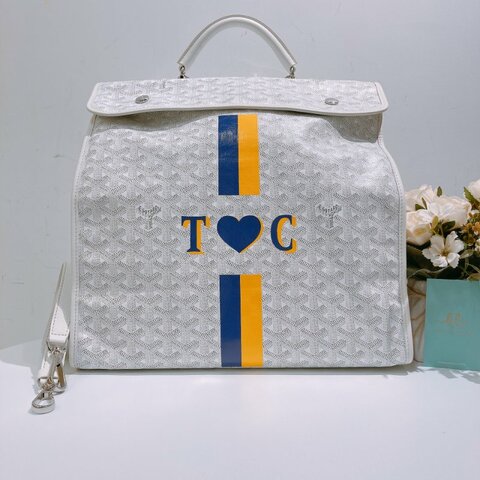TW4765  Goyard 戈雅 雙肩 背包Sac Saint Leger Backpack Blanc