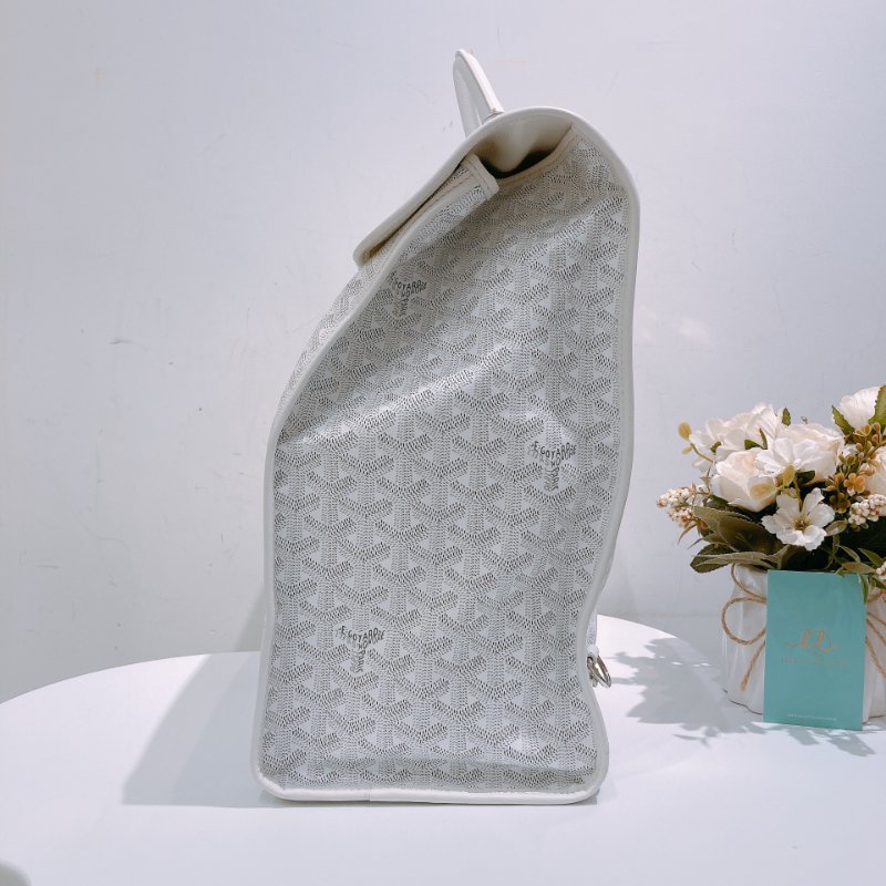 TW4765 Goyard 戈雅 雙肩 背包Sac Saint Leger Backpack Blanc-2