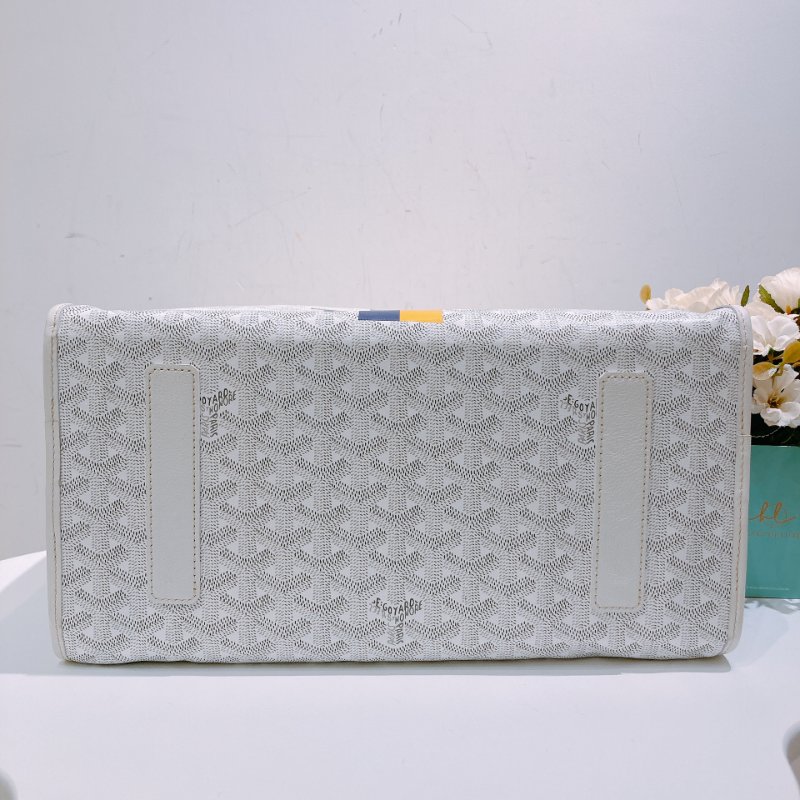 TW4765 Goyard 戈雅 雙肩 背包Sac Saint Leger Backpack Blanc-4