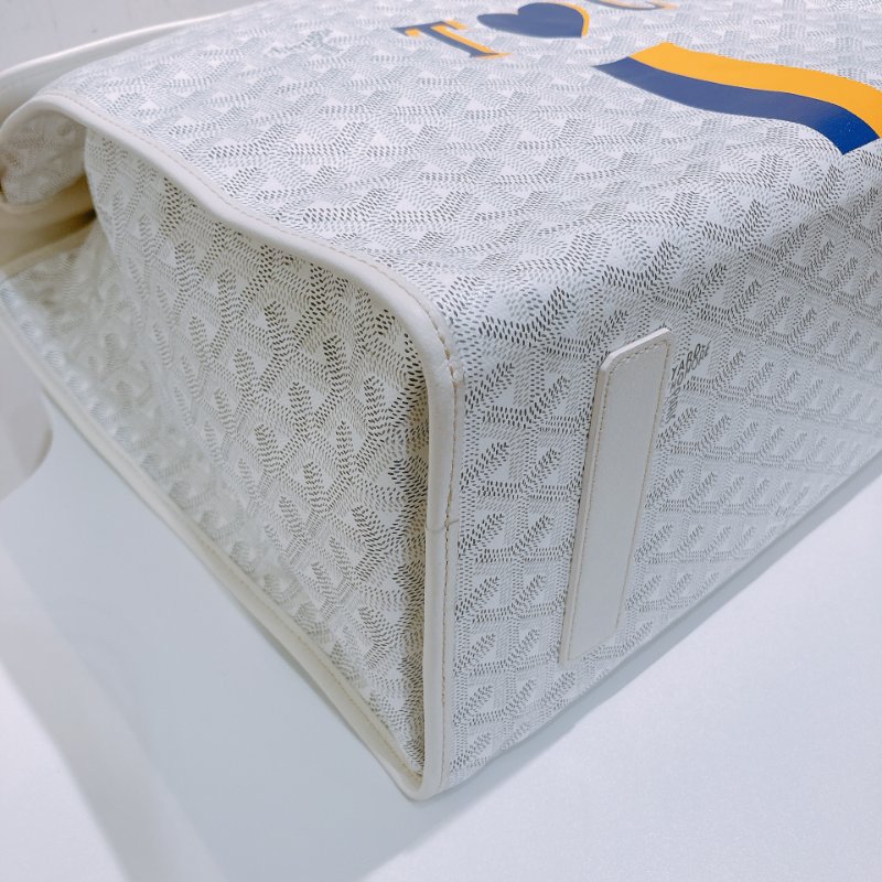 TW4765 Goyard 戈雅 雙肩 背包Sac Saint Leger Backpack Blanc-5