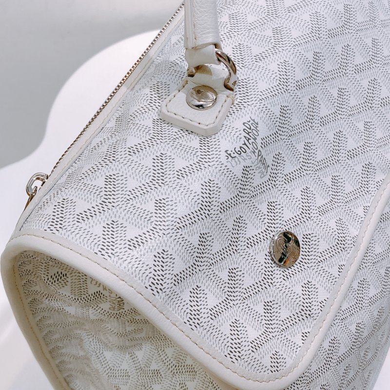 TW4765 Goyard 戈雅 雙肩 背包Sac Saint Leger Backpack Blanc-8