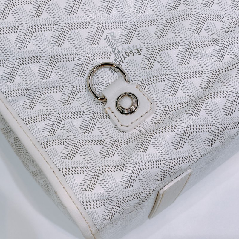 TW4765 Goyard 戈雅 雙肩 背包Sac Saint Leger Backpack Blanc-10