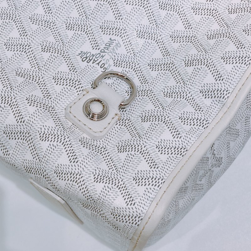TW4765 Goyard 戈雅 雙肩 背包Sac Saint Leger Backpack Blanc-11
