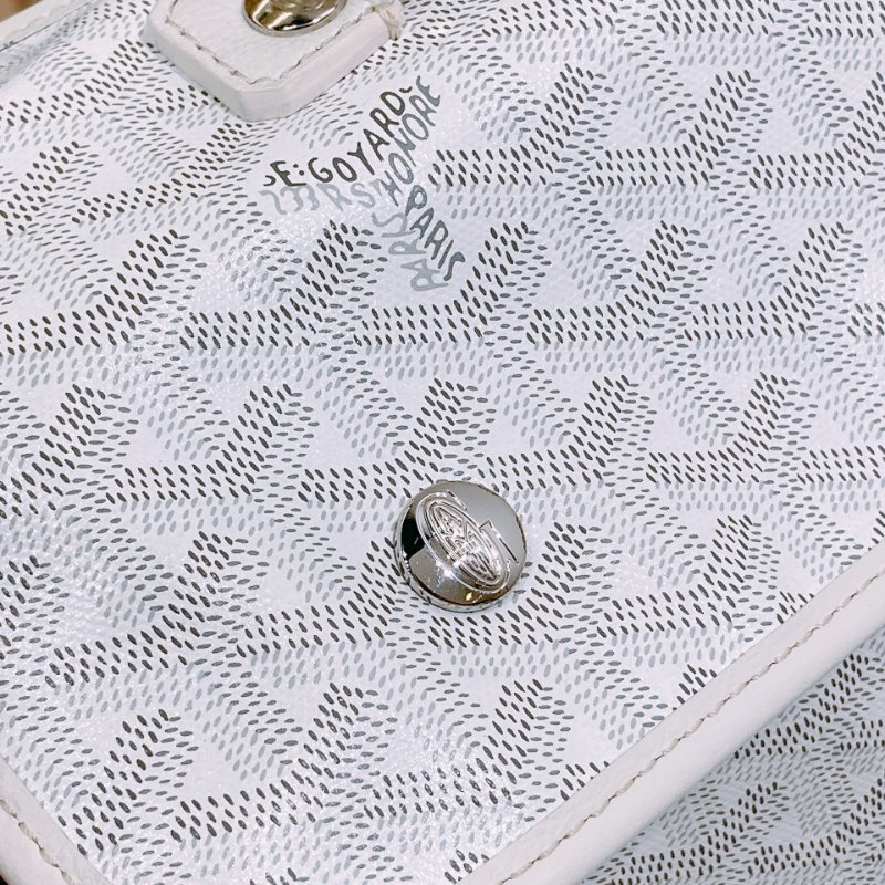 TW4765 Goyard 戈雅 雙肩 背包Sac Saint Leger Backpack Blanc-12