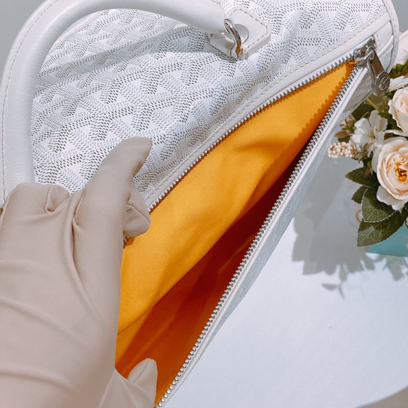 TW4765 Goyard 戈雅 雙肩 背包Sac Saint Leger Backpack Blanc-13