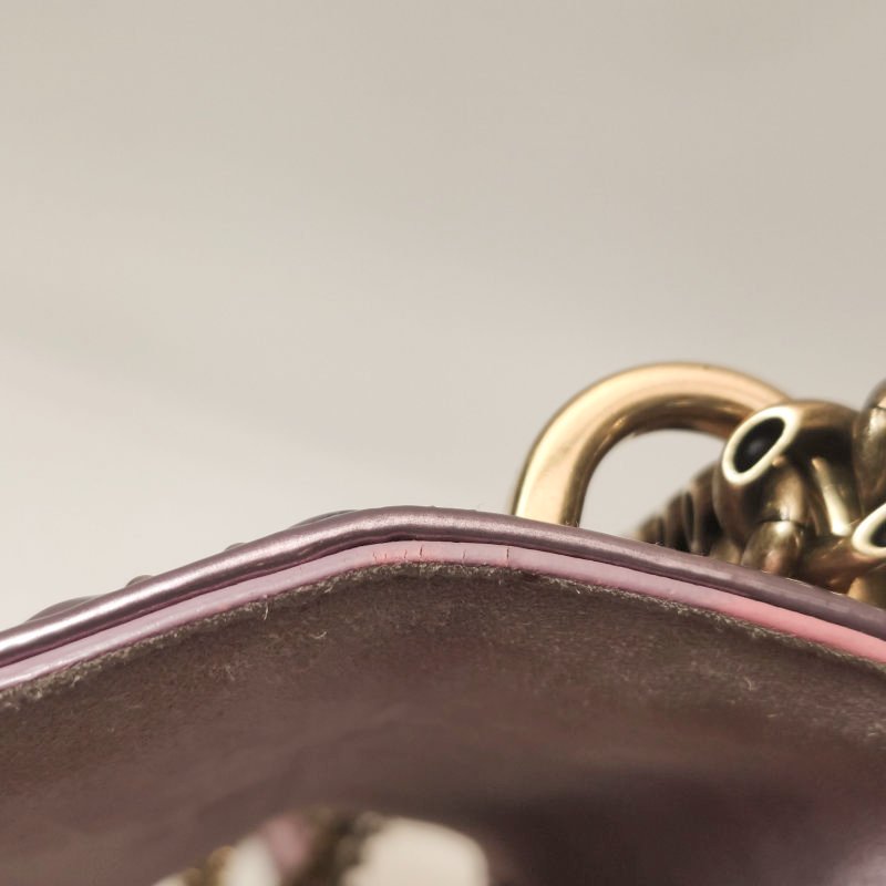 Dior Diorama盾牌包小號牛皮鉚釘盾形紋章搭扣單肩包-23