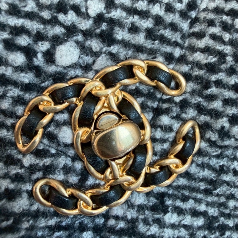 Chanel✨19 Bag針織花呢翻蓋手提包單肩包鏈條包 芯片款-6