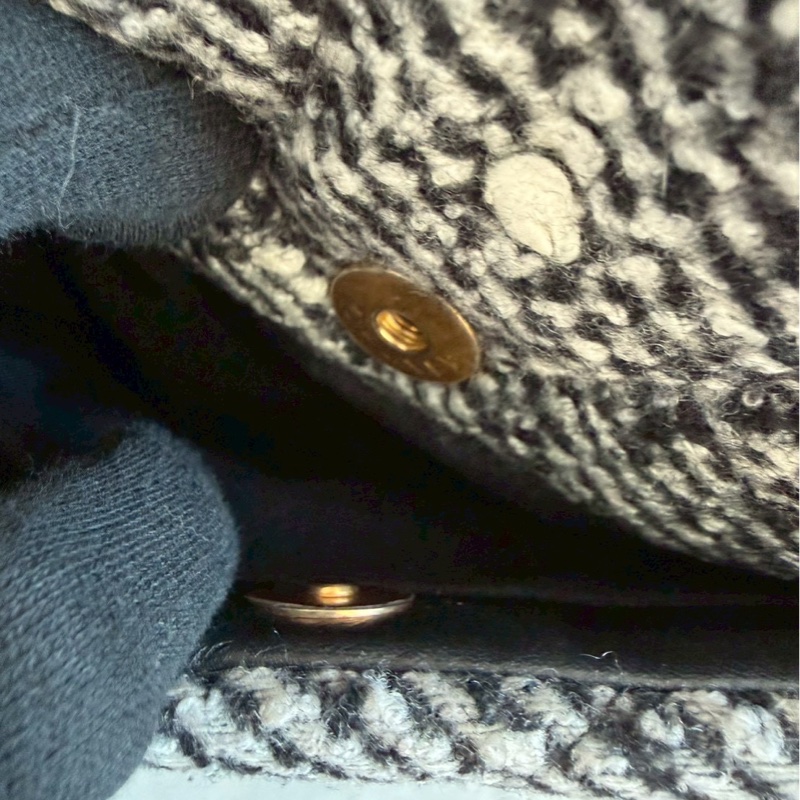 Chanel✨19 Bag針織花呢翻蓋手提包單肩包鏈條包 芯片款-22