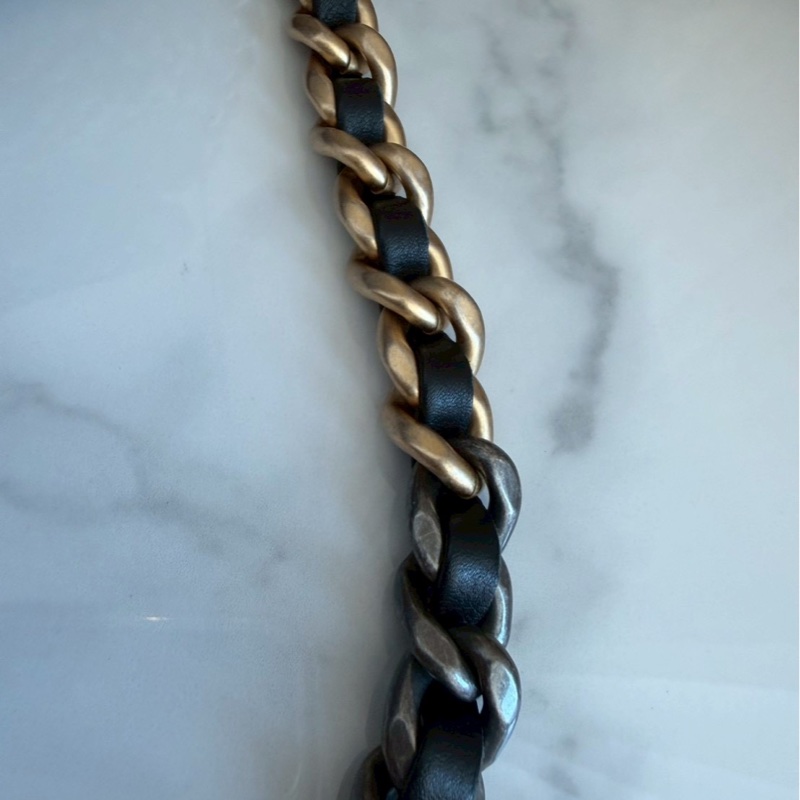 Chanel✨19 Bag針織花呢翻蓋手提包單肩包鏈條包 芯片款-32