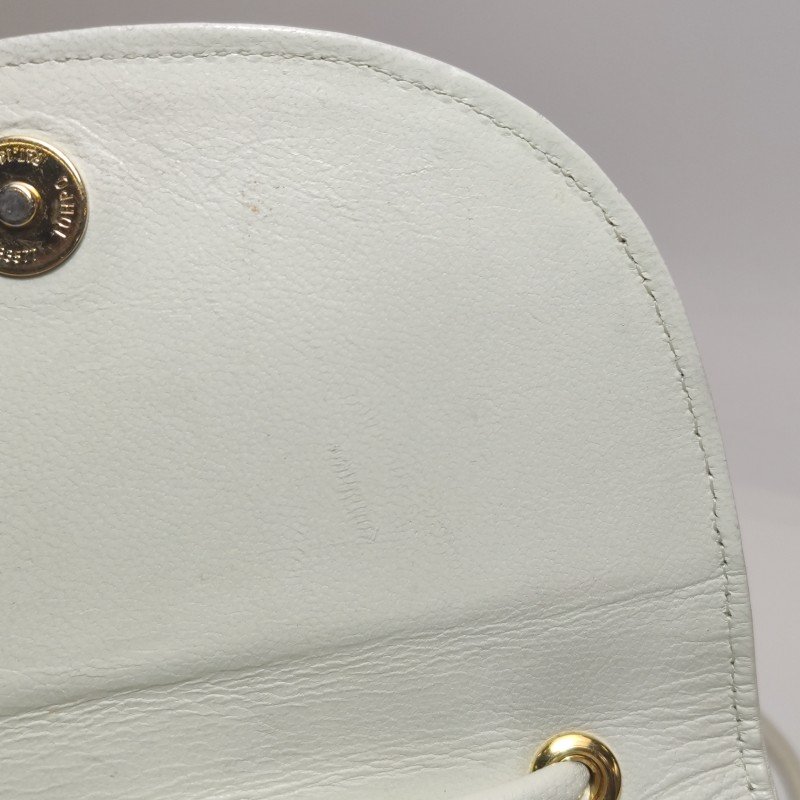 Saint Laurent羊皮蜥蜴皮拼色翻蓋中古斜背包單肩包-9