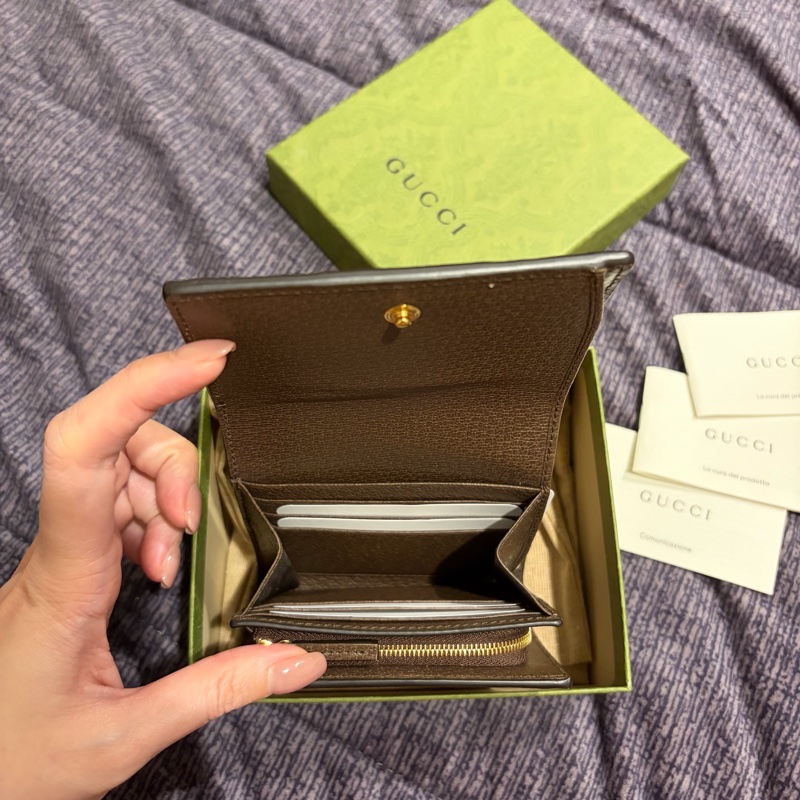 GUCCI 經典 Ophidia GG 系列短夾 598662 兩折短夾 經典款-8