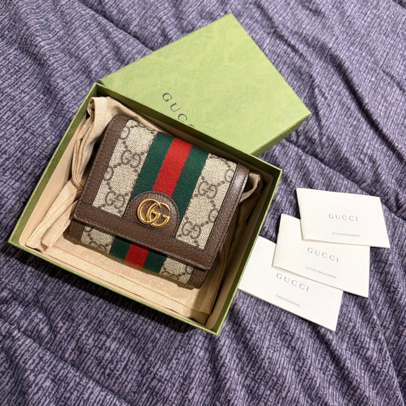 GUCCI 經典 Ophidia GG 系列短夾 598662 兩折短夾 經典款-11