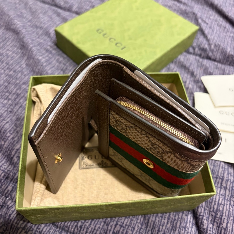 GUCCI 經典 Ophidia GG 系列短夾 598662 兩折短夾 經典款-22