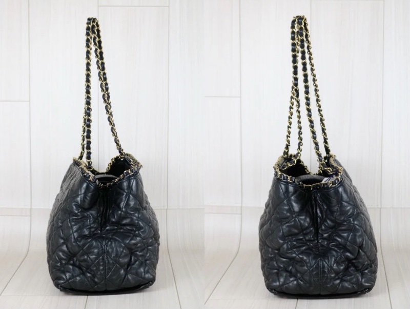 「JL精品代購」9新 Chanel 香奈兒 鏈條托特單肩包-5