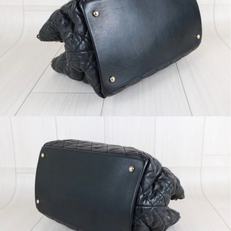 「JL精品代購」9新 Chanel 香奈兒 鏈條托特單肩包-8