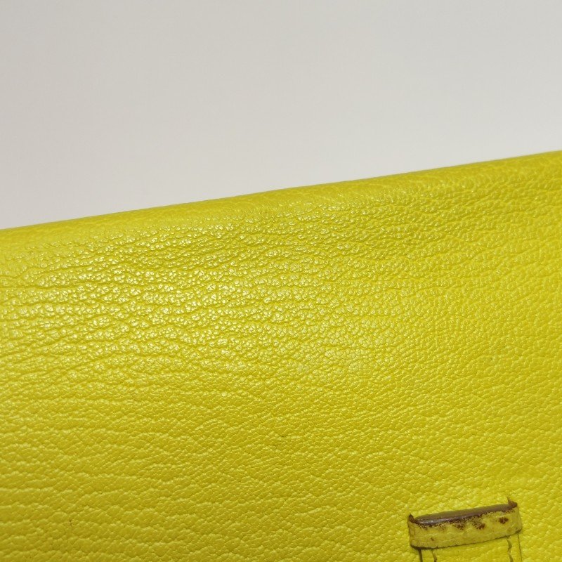 Hermes Bearn小號羊皮純色標誌H袢帶皮夾-17