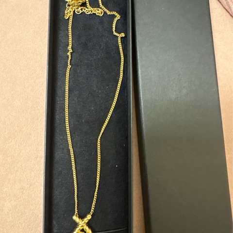 Christian Dior CD 繩圈項鍊