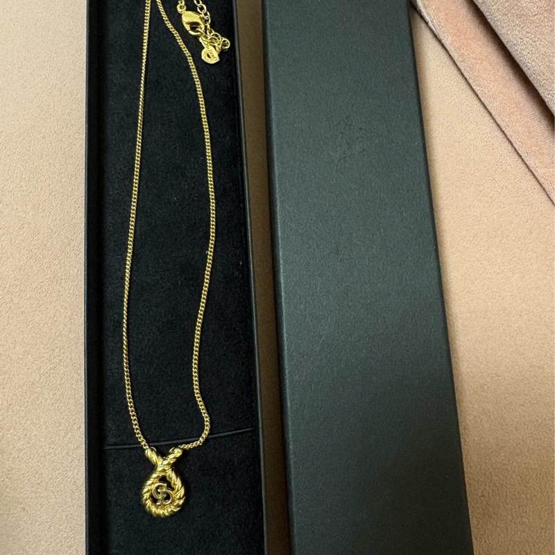 Christian Dior CD 繩圈項鍊-2