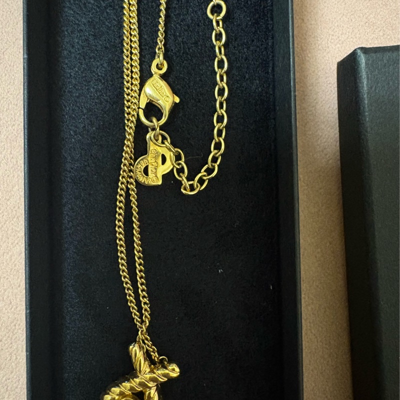 Christian Dior CD 繩圈項鍊-8